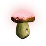 赤い発光キノコ