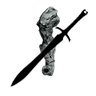 石の守護兵の腕(剣)