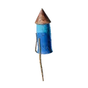 青いロケット