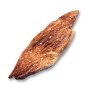 干した筋の多い肉